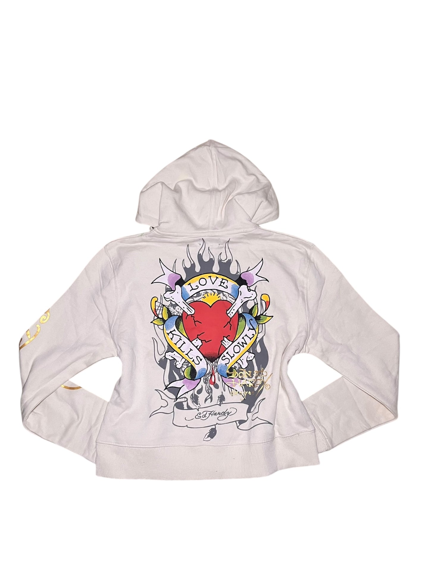 Ed Hardy Tracksuit White 2