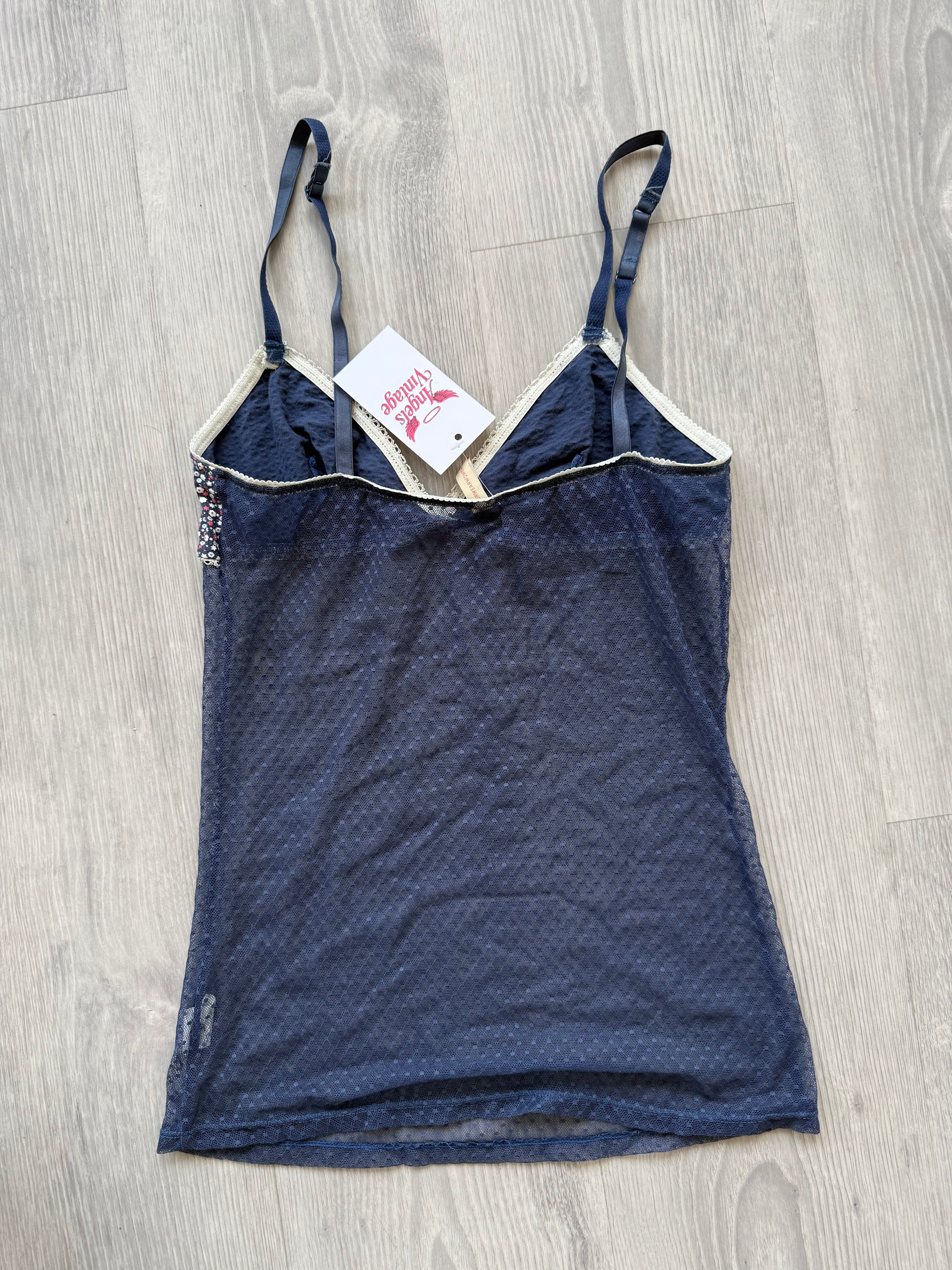 Floral blue Cami