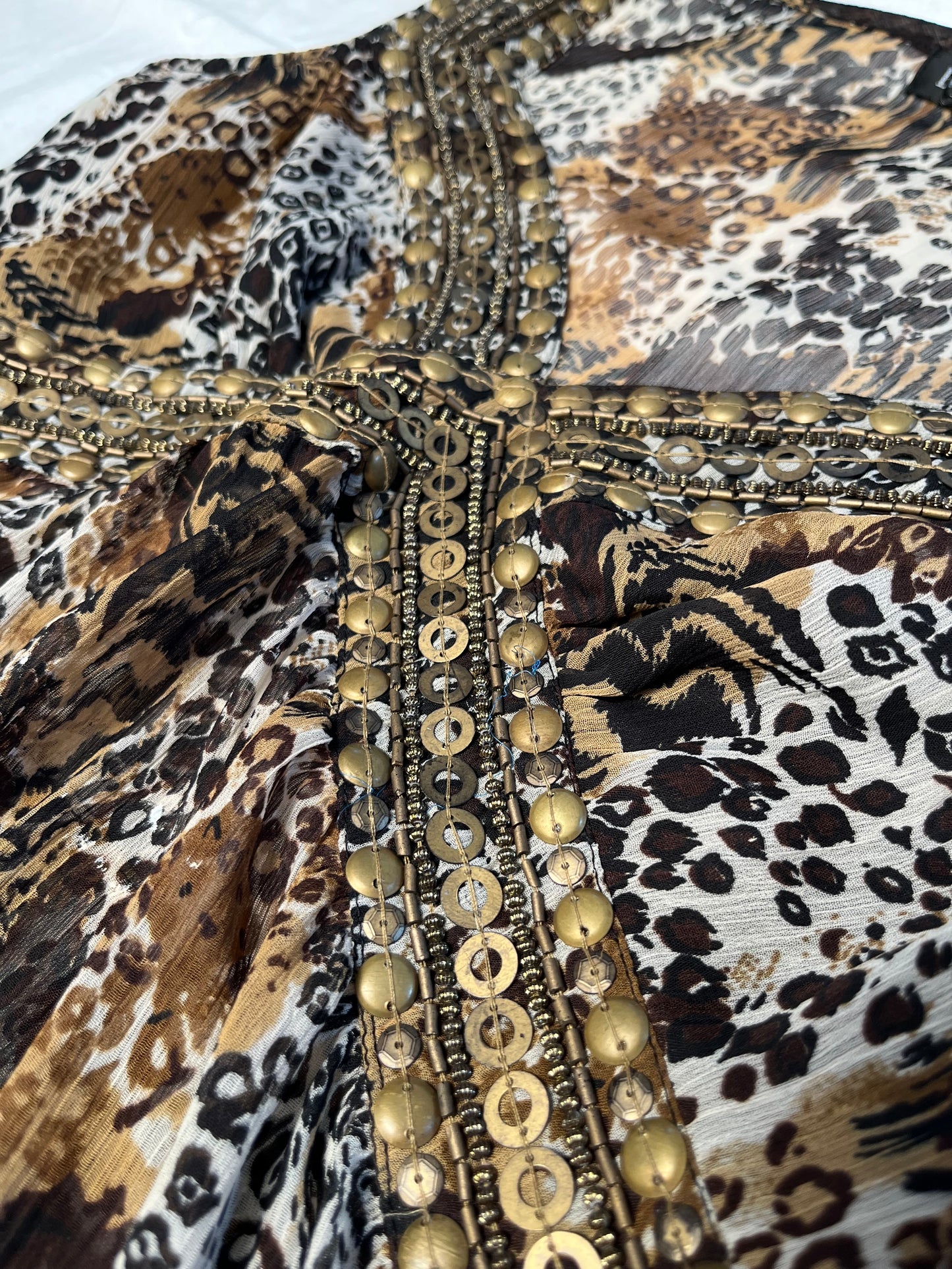 Long leopard Top #0017