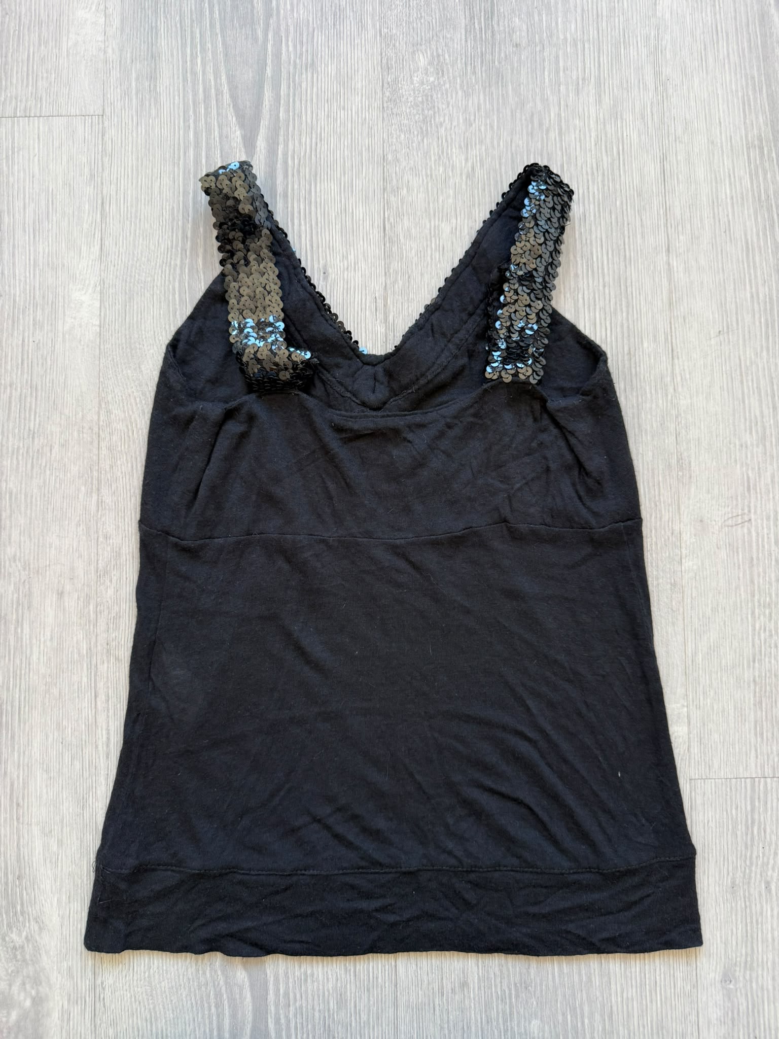 Black Sequin Top