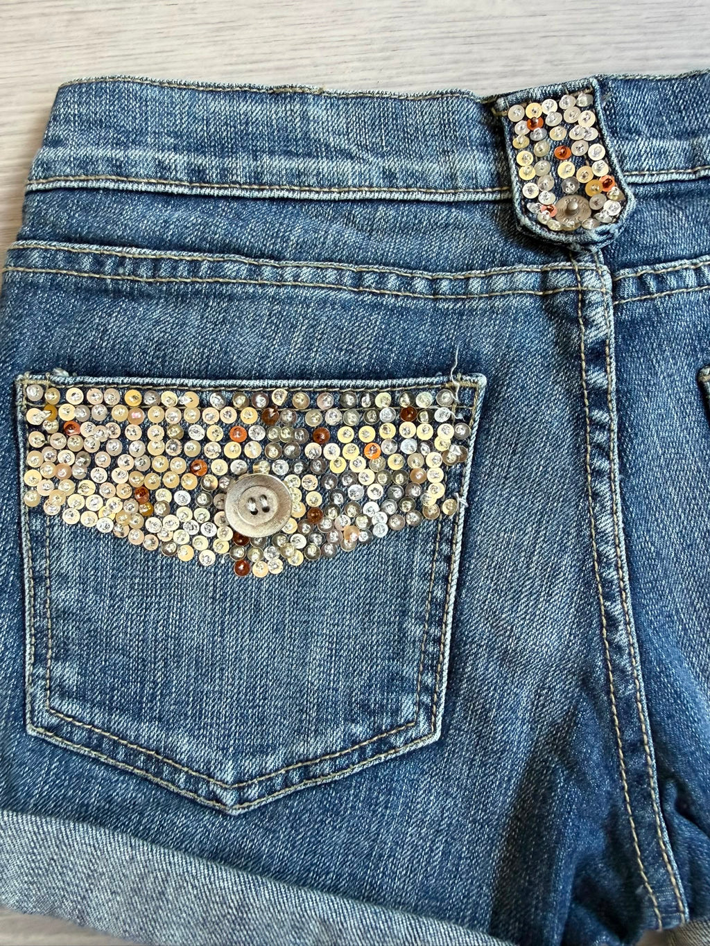 Rhinestone Y2K shorts